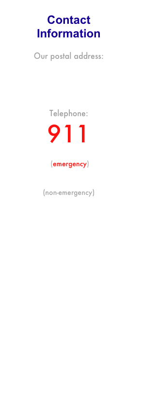 
Contact InformationOur postal address:
Sullivan Fire Protection District
Sullivan Fire House
115 West Harrison Street
Sullivan, IL 61951
 Telephone: 
911
217-728-4341
 (emergency)

217-728-8714
(non-emergency)

217-728-7402
 (fax)

To reach webmaster
click here